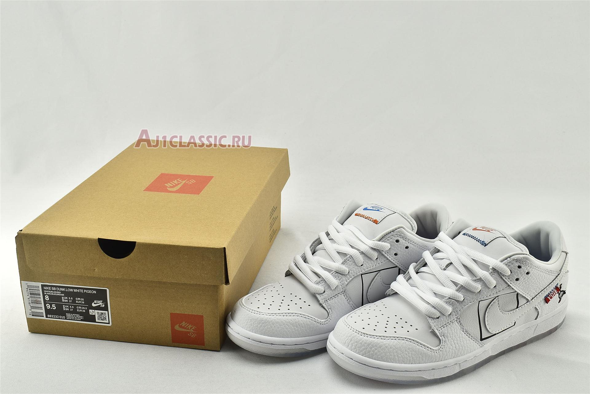 New Jeff Staple x Nike Dunk Low Pro SB "White Pigeon" 883232-010 Shoes