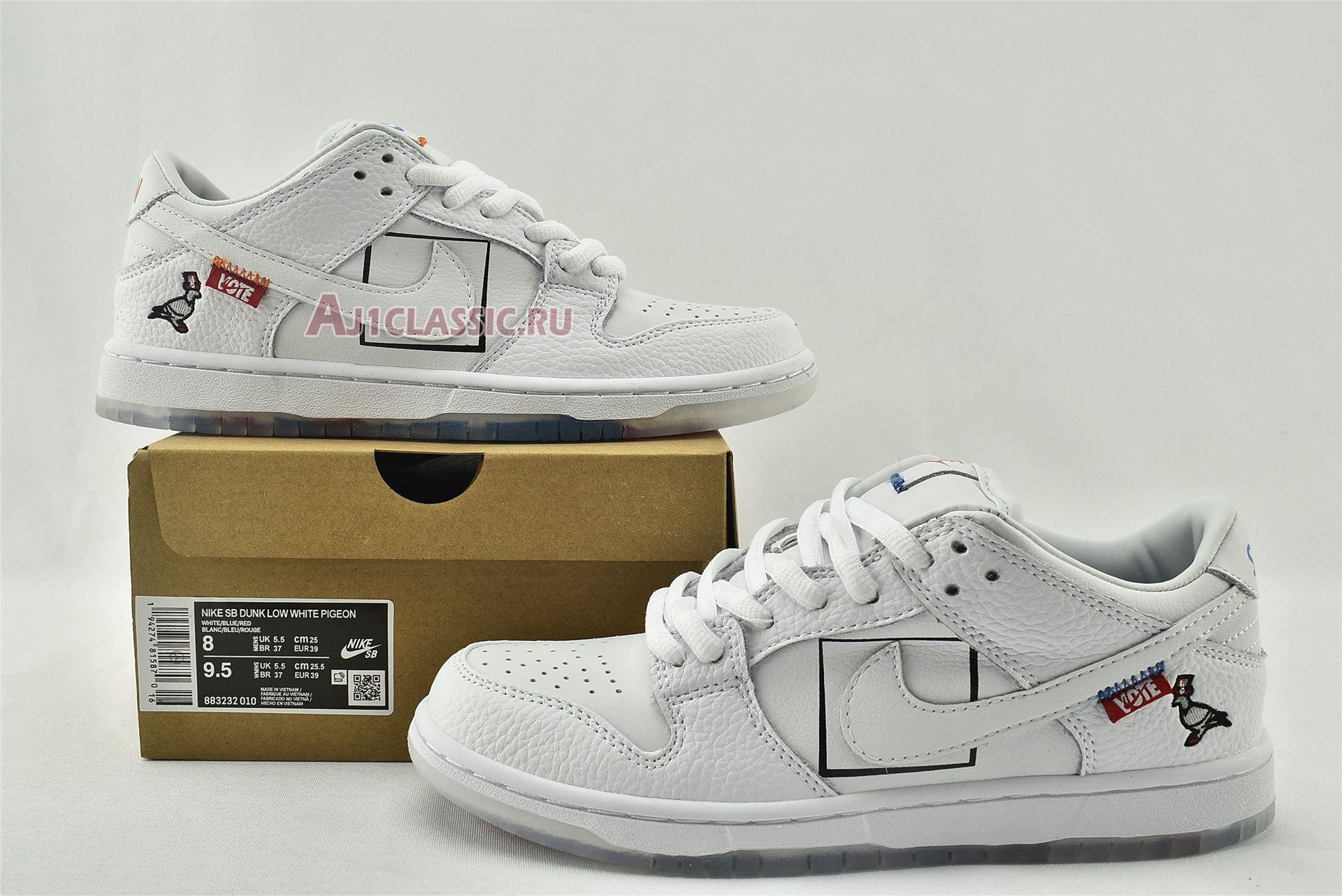 New Jeff Staple x Nike Dunk Low Pro SB "White Pigeon" 883232-010 Shoes