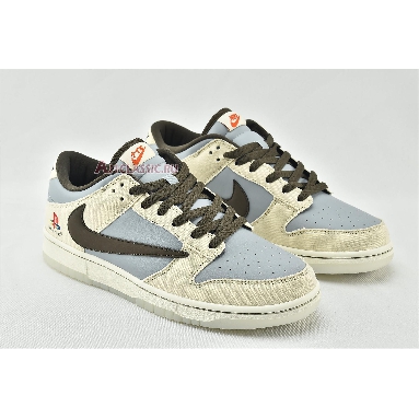 Travis Scott x PlayStation x Nike Dunk Low CU1726-800 Grey/Beige/Brown/Orange Mens Womens Shoes