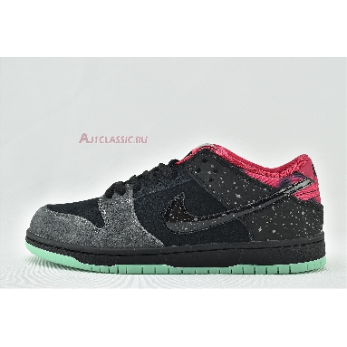 Premier x Nike Dunk Low Premium SB AE QS Northern Lights 724183-063 Anthracite/Black-Pink Force-Crystal Mint Mens Womens Shoes