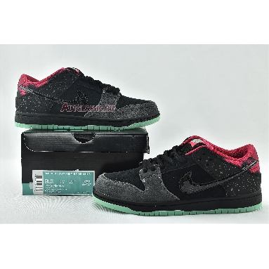 Premier x Nike Dunk Low Premium SB AE QS Northern Lights 724183-063 Anthracite/Black-Pink Force-Crystal Mint Mens Womens Shoes