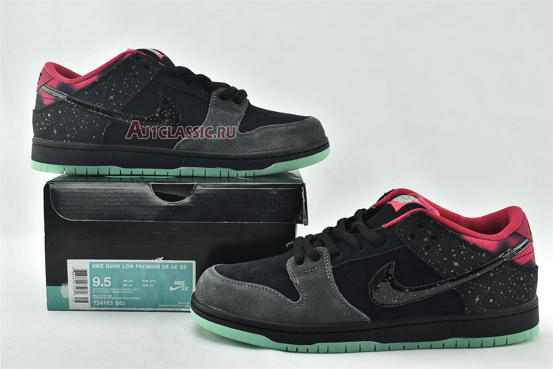 New Premier x Nike Dunk Low Premium SB AE QS "Northern Lights" 724183-063 Shoes