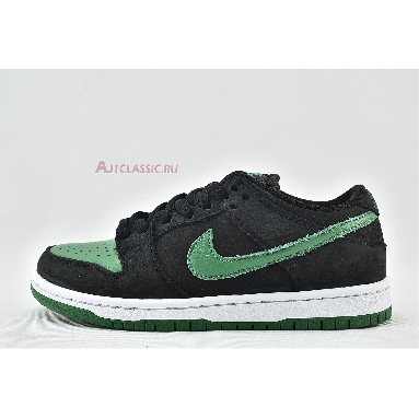 Nike Dunk Low Pro SB Black Pine BQ6817-005 Black/Pine Green-White Mens Womens Shoes