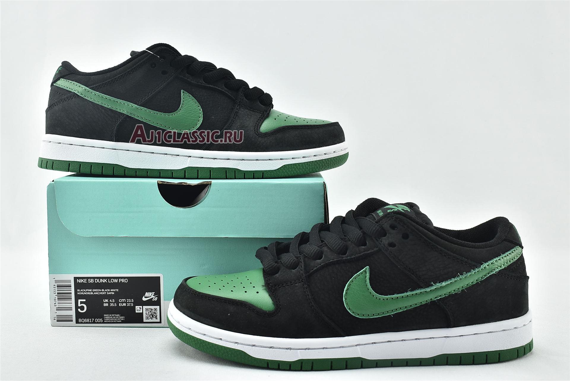 New Nike Dunk Low Pro SB "Black Pine" BQ6817-005 Shoes