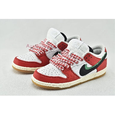 Frame Skate x Nike Dunk Low SB Habibi CT2550-600 Chile Red/White/Lucky Green/Black Sneakers