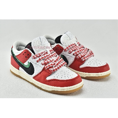 Frame Skate x Nike Dunk Low SB Habibi CT2550-600 Chile Red/White/Lucky Green/Black Sneakers