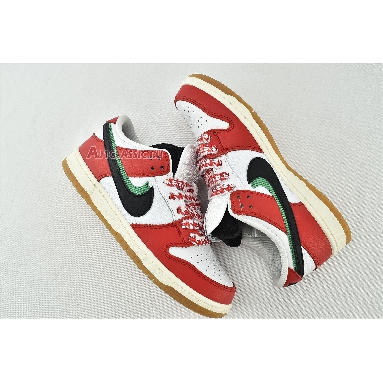 Frame Skate x Nike Dunk Low SB Habibi CT2550-600 Chile Red/White/Lucky Green/Black Mens Womens Shoes