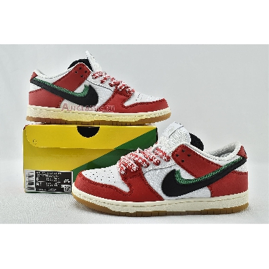 Frame Skate x Nike Dunk Low SB Habibi CT2550-600 Chile Red/White/Lucky Green/Black Sneakers