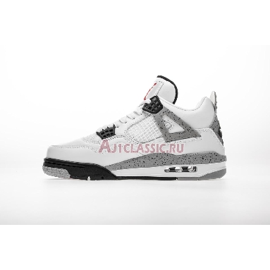 Air Jordan 4 Retro OG White Cement 2016 840606-192 White/Fire Red-Tech Grey-Black Sneakers