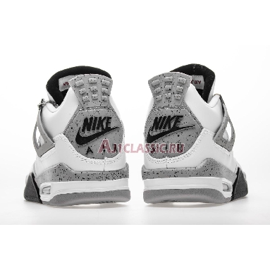 Air Jordan 4 Retro OG White Cement 2016 840606-192 White/Fire Red-Tech Grey-Black Sneakers