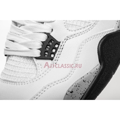 Air Jordan 4 Retro OG White Cement 2016 840606-192 White/Fire Red-Tech Grey-Black Sneakers