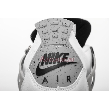 Air Jordan 4 Retro OG White Cement 2016 840606-192 White/Fire Red-Tech Grey-Black Sneakers