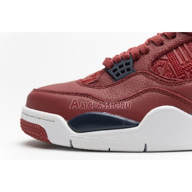 Air Jordan 4 Retro FIBA CI1184-617 Gym Red/White-Metallic Gold-Obsidian Sneakers