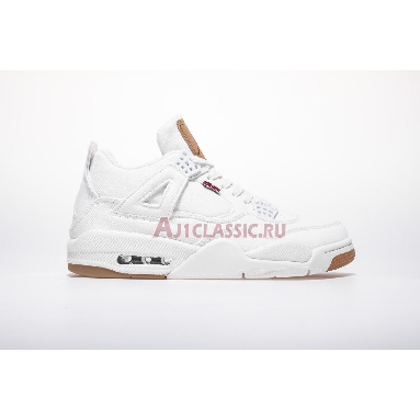 Levis x Air Jordan 4 Retro White Denim AO2571-100 White/White-White Sneakers