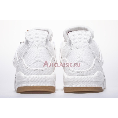 Levis x Air Jordan 4 Retro White Denim AO2571-100 White/White-White Sneakers