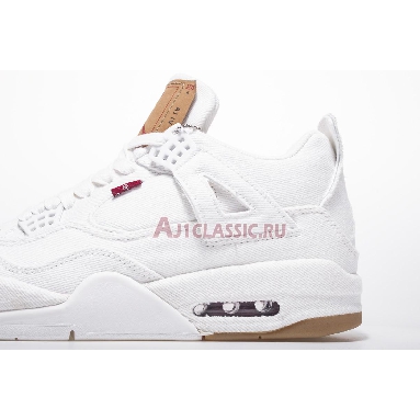 Levis x Air Jordan 4 Retro White Denim AO2571-100 White/White-White Sneakers