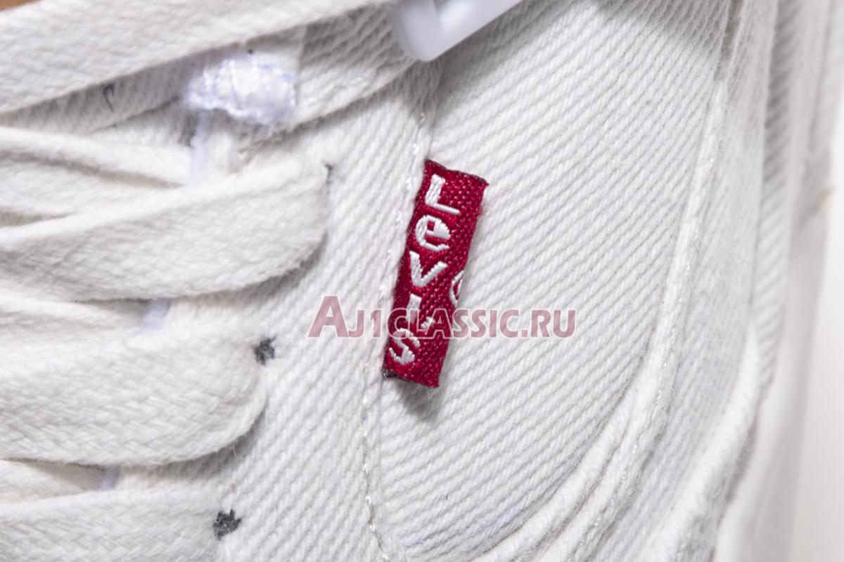 Levis x Air Jordan 4 Retro "White Denim" AO2571-100