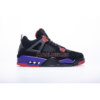 Air Jordan 4 Retro NRG Raptors AQ3816-065-2 Black/University Red-Court Purple​ Sneakers