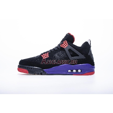 Air Jordan 4 Retro NRG Raptors AQ3816-065-2 Black/University Red-Court Purple​ Sneakers