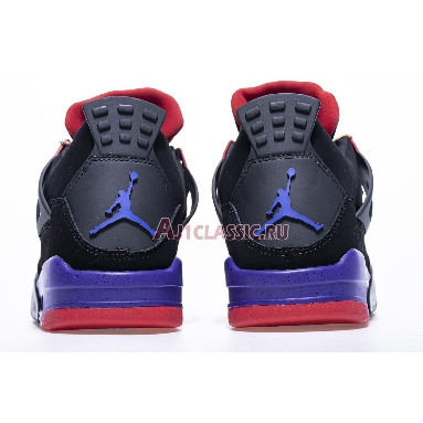 Air Jordan 4 Retro NRG Raptors AQ3816-065-2 Black/University Red-Court Purple​ Sneakers