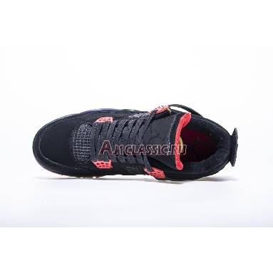 Air Jordan 4 Retro NRG Raptors AQ3816-065-2 Black/University Red-Court Purple​ Mens Womens Shoes