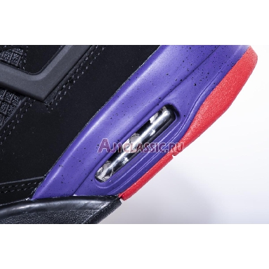 Air Jordan 4 Retro NRG Raptors AQ3816-065-2 Black/University Red-Court Purple​ Mens Womens Shoes