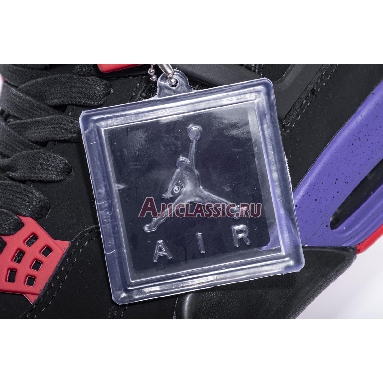 Air Jordan 4 Retro NRG Raptors AQ3816-065-2 Black/University Red-Court Purple​ Sneakers