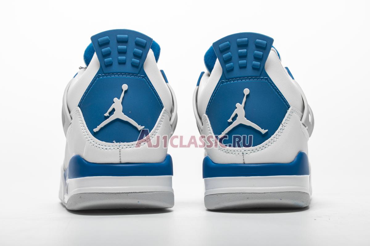 New Air Jordan 4 Retro "Military Blue 2012" 308497-105 Shoes