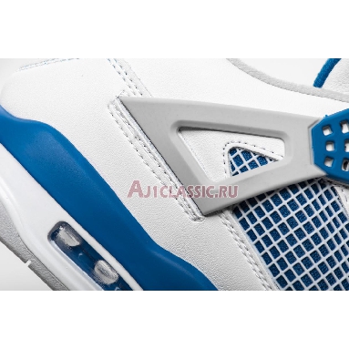 Air Jordan 4 Retro Military Blue 2012 308497-105 White/Military Blue-Ntrl Grey Sneakers