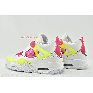 Air Jordan 4 Retro Lemon Venom CV7808-100 White/Lemon Venom/Pink Blast Sneakers