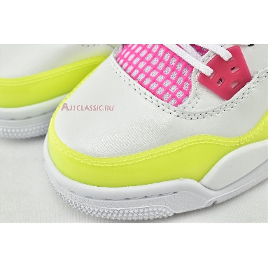 Air Jordan 4 Retro Lemon Venom CV7808-100 White/Lemon Venom/Pink Blast Sneakers