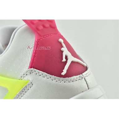 Air Jordan 4 Retro Lemon Venom CV7808-100 White/Lemon Venom/Pink Blast Sneakers