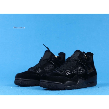 Olivia Kim x Wmns Air Jordan 4 Retro No Cover CK2925-001 Black/Black/Black Mens Womens Shoes