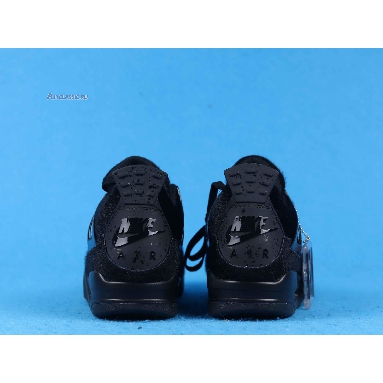 Olivia Kim x Wmns Air Jordan 4 Retro No Cover CK2925-001 Black/Black/Black Mens Womens Shoes