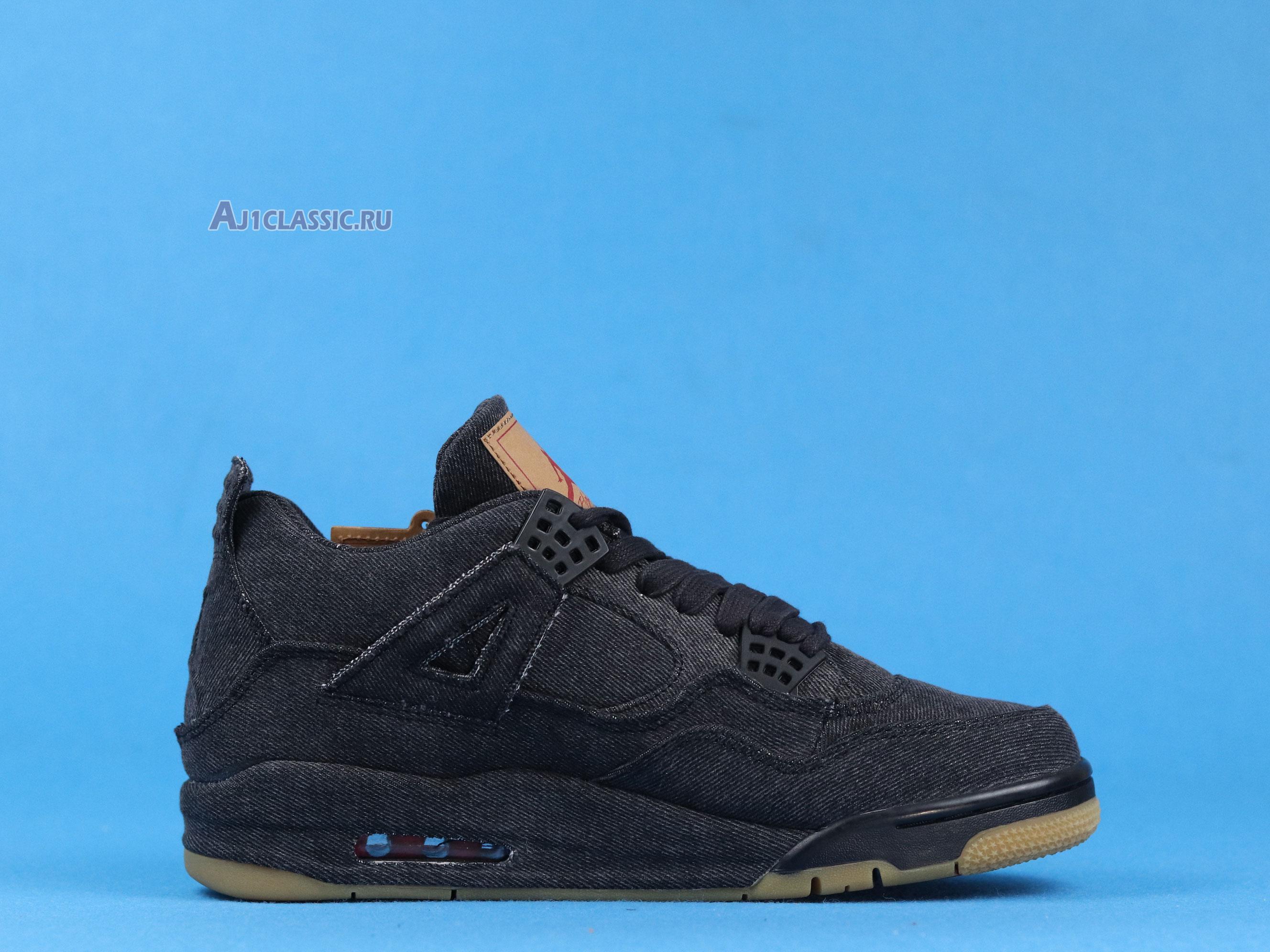 Levis x Air Jordan 4 Retro "Black Denim" AO2571-001