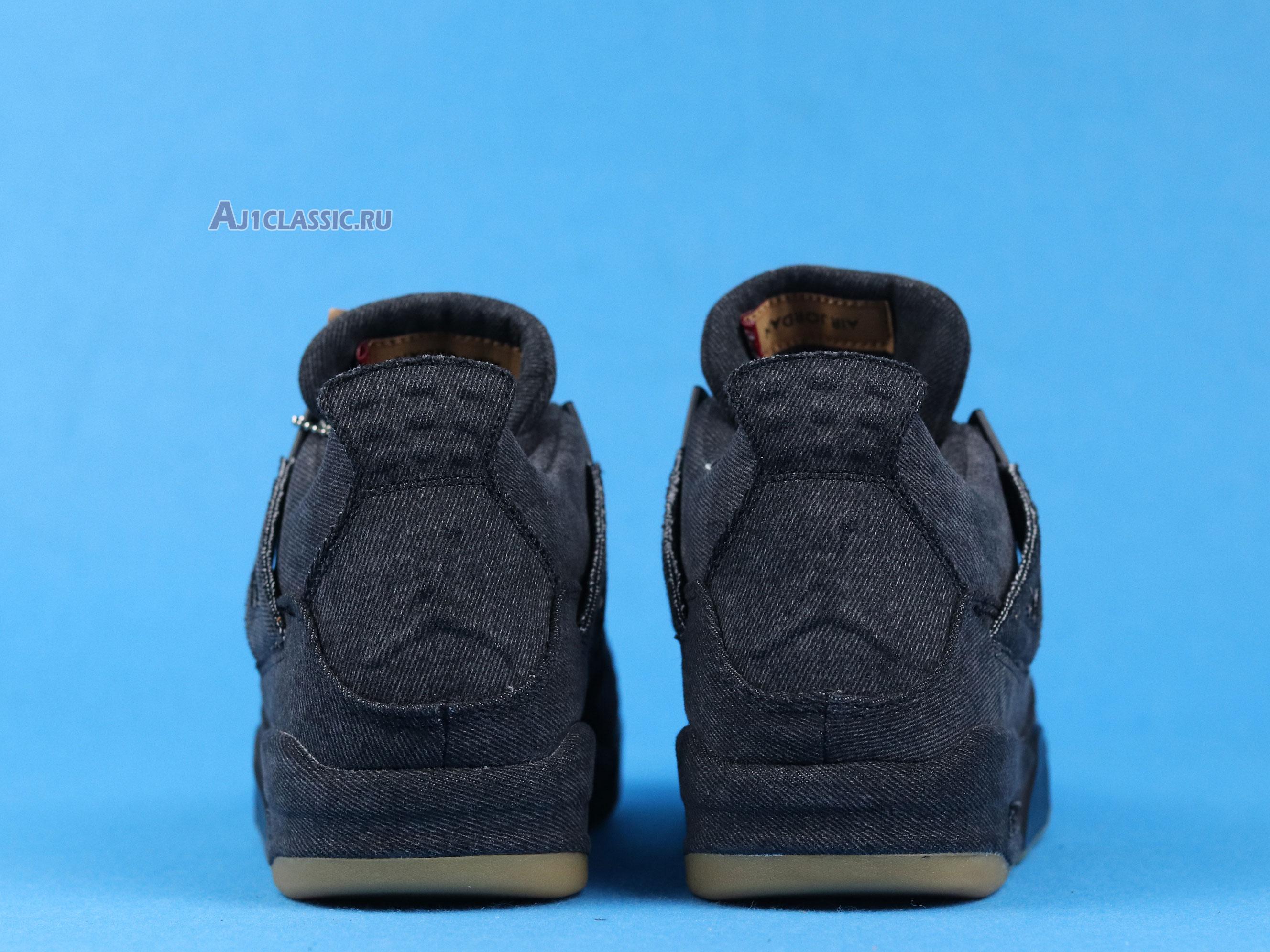 Levis x Air Jordan 4 Retro "Black Denim" AO2571-001