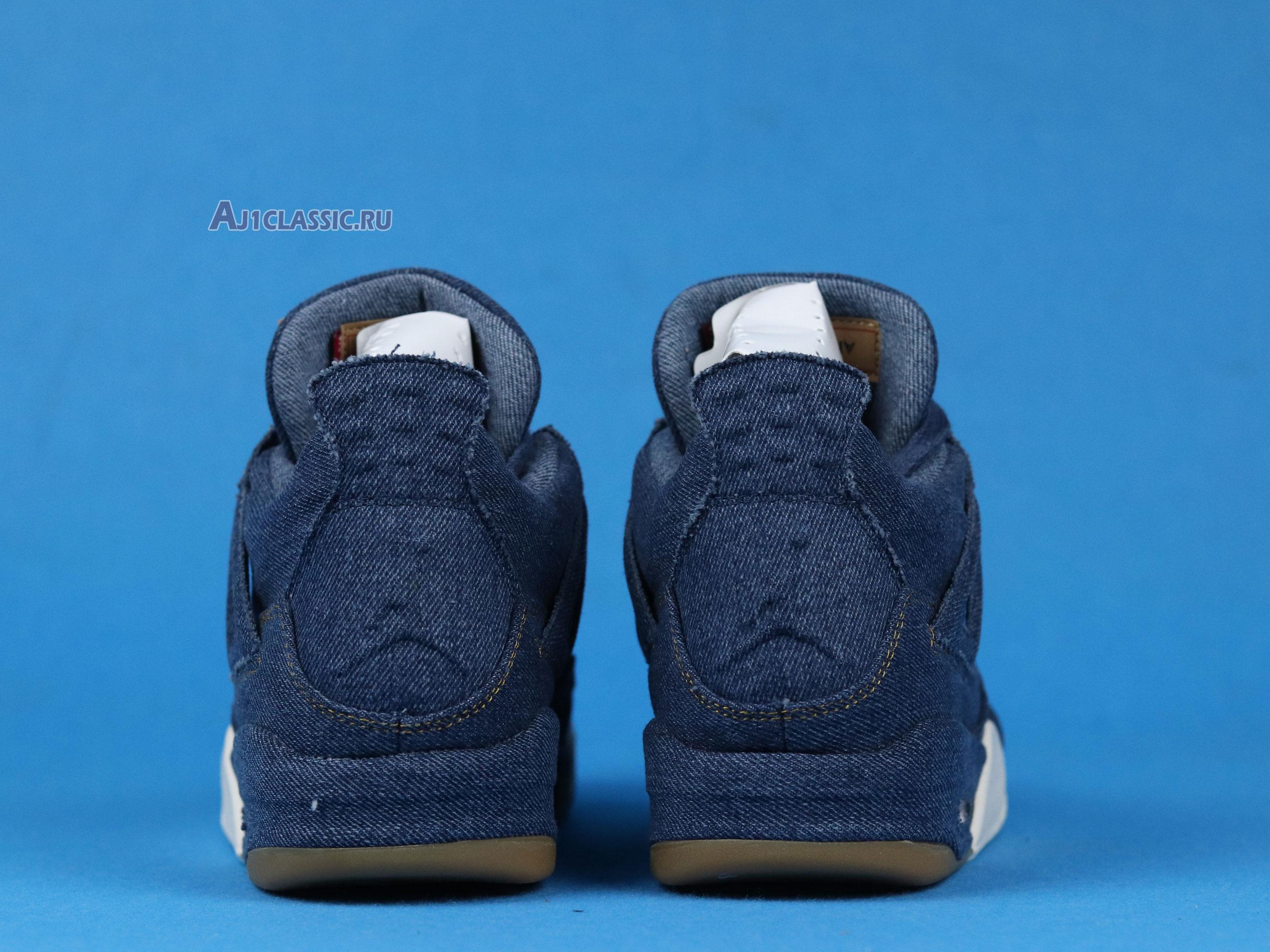 New Levis x Air Jordan 4 Retro "Denim" AO2571-401 Shoes