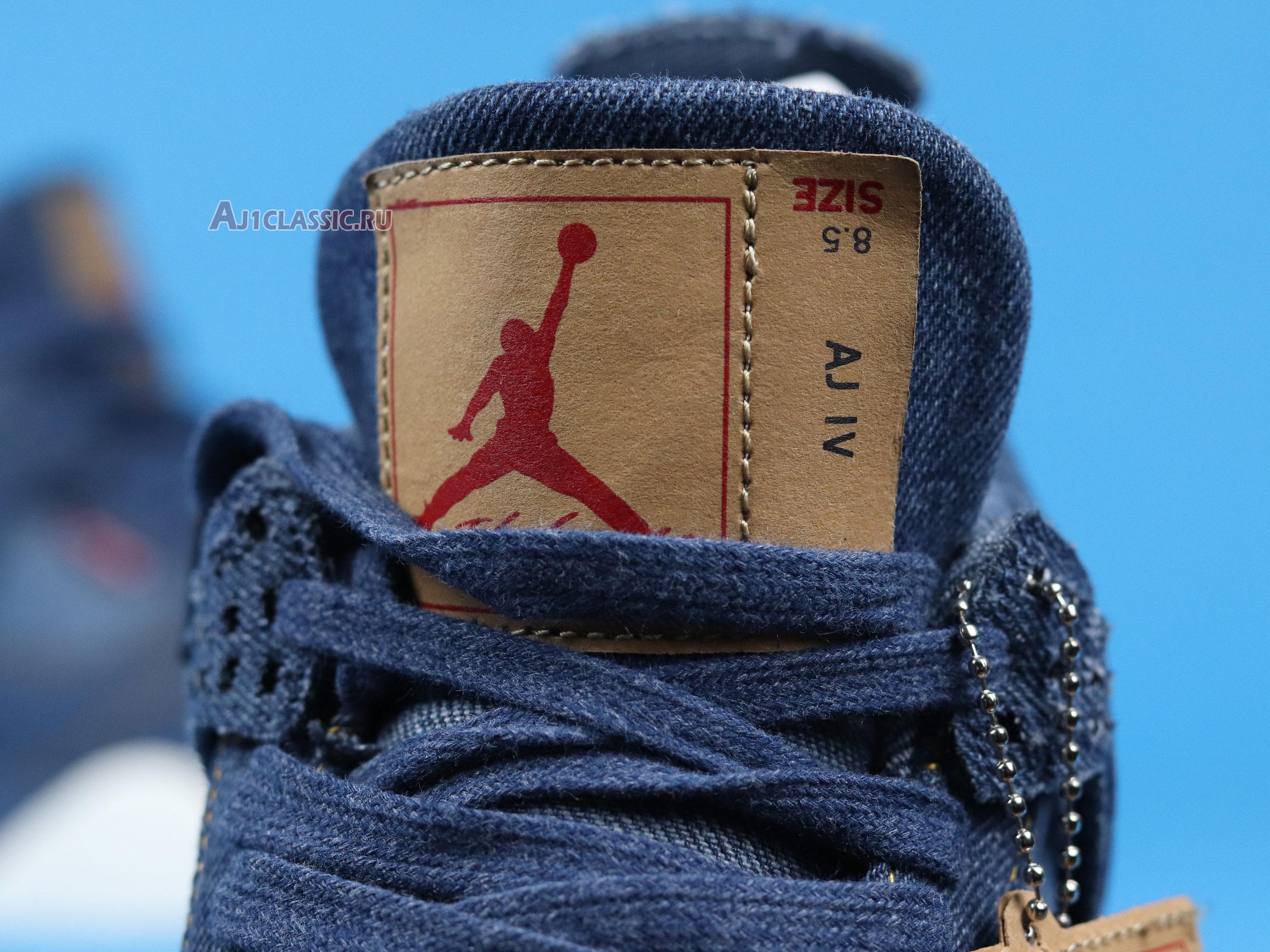 New Levis x Air Jordan 4 Retro "Denim" AO2571-401 Shoes