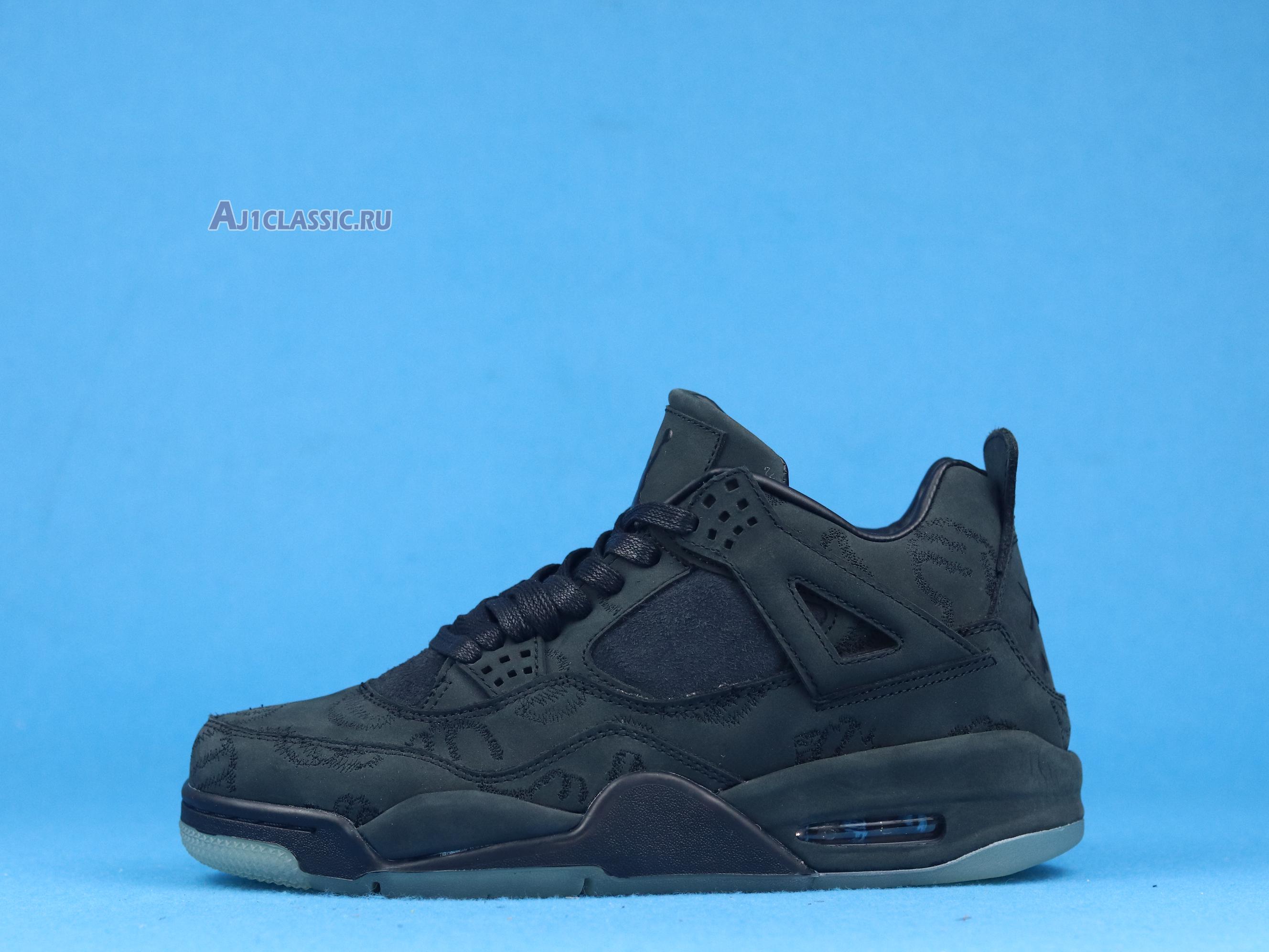 KAWS x Air Jordan 4 Retro "Black" 930155-001