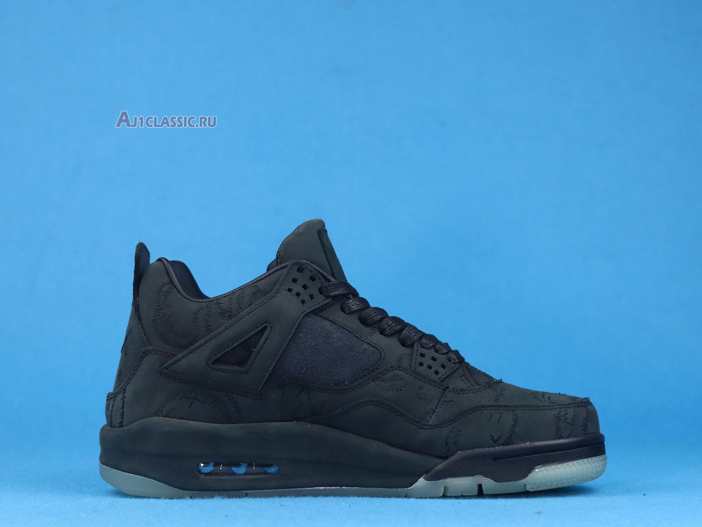 KAWS x Air Jordan 4 Retro "Black" 930155-001