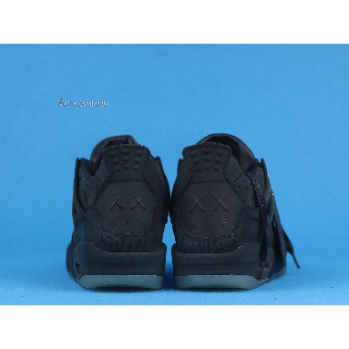 KAWS x Air Jordan 4 Retro Black 930155-001 Black/Black-Clear Glow Sneakers