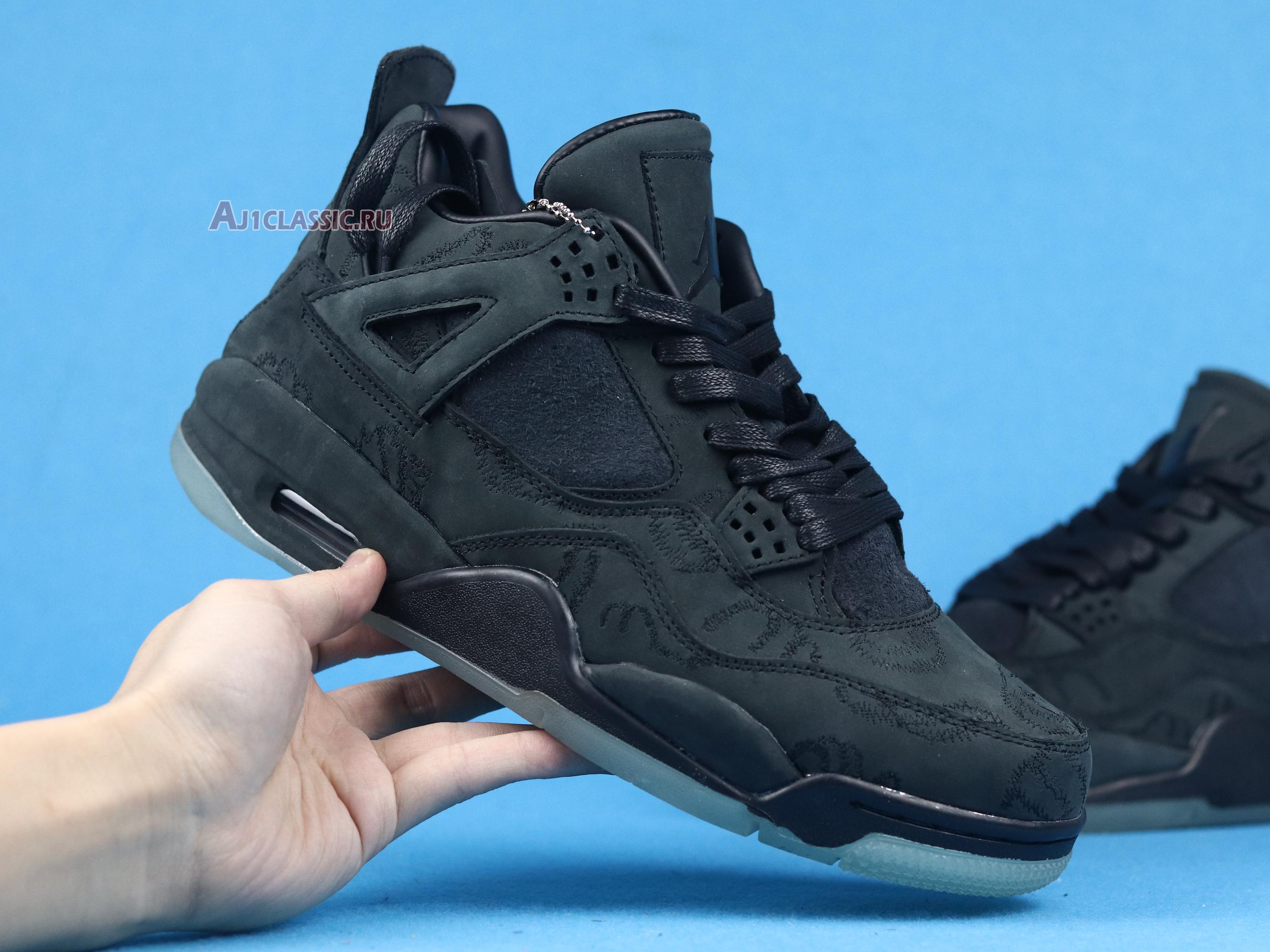 KAWS x Air Jordan 4 Retro "Black" 930155-001