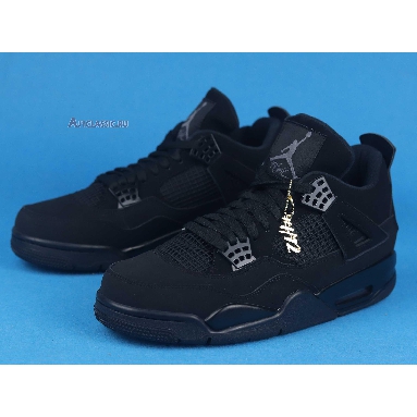 Air Jordan 4 Retro Black Cat 2020 CU1110-010 Black/Black/Light Graphite Sneakers