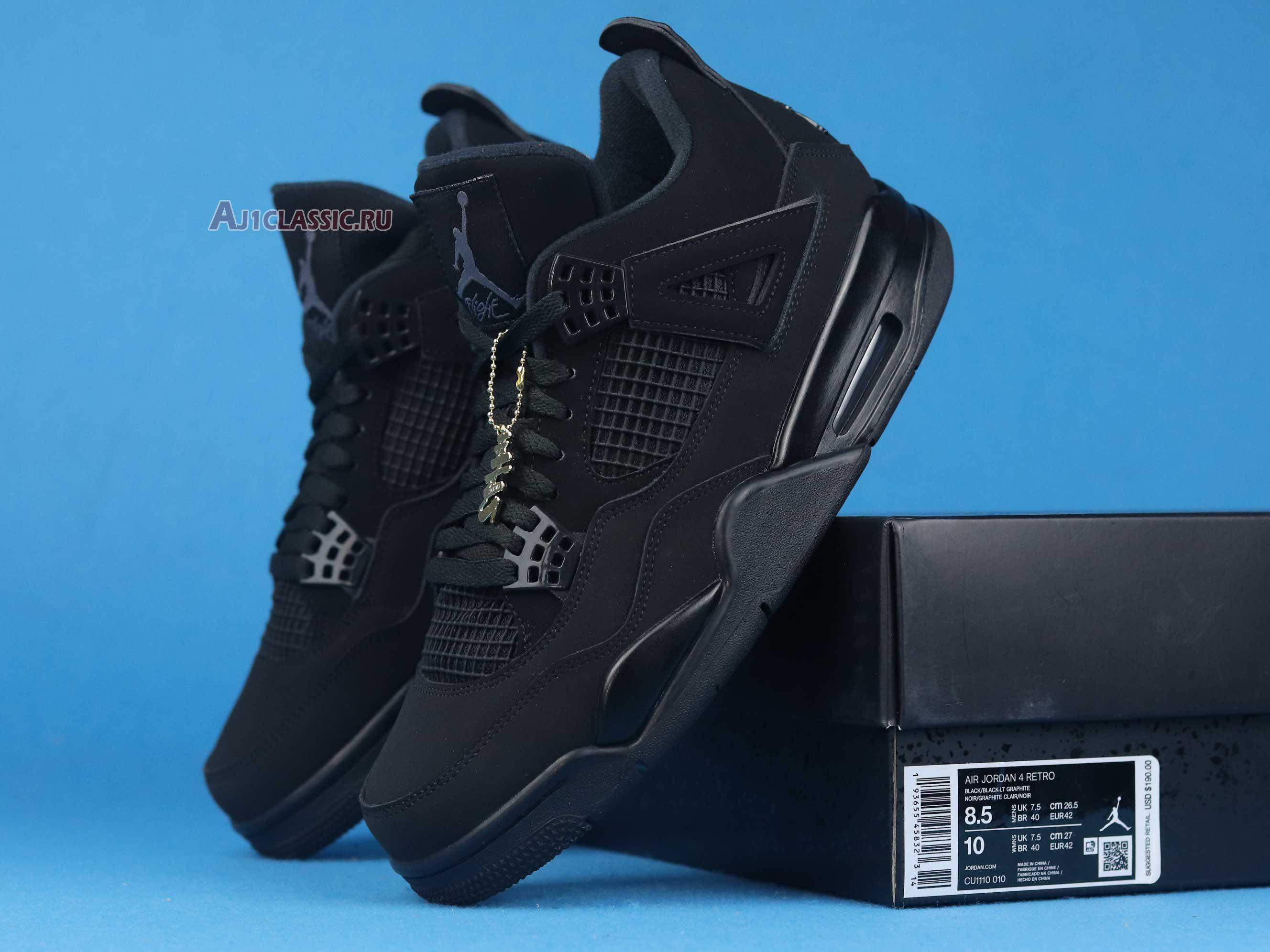 Air Jordan 4 Retro "Black Cat 2020" CU1110-010