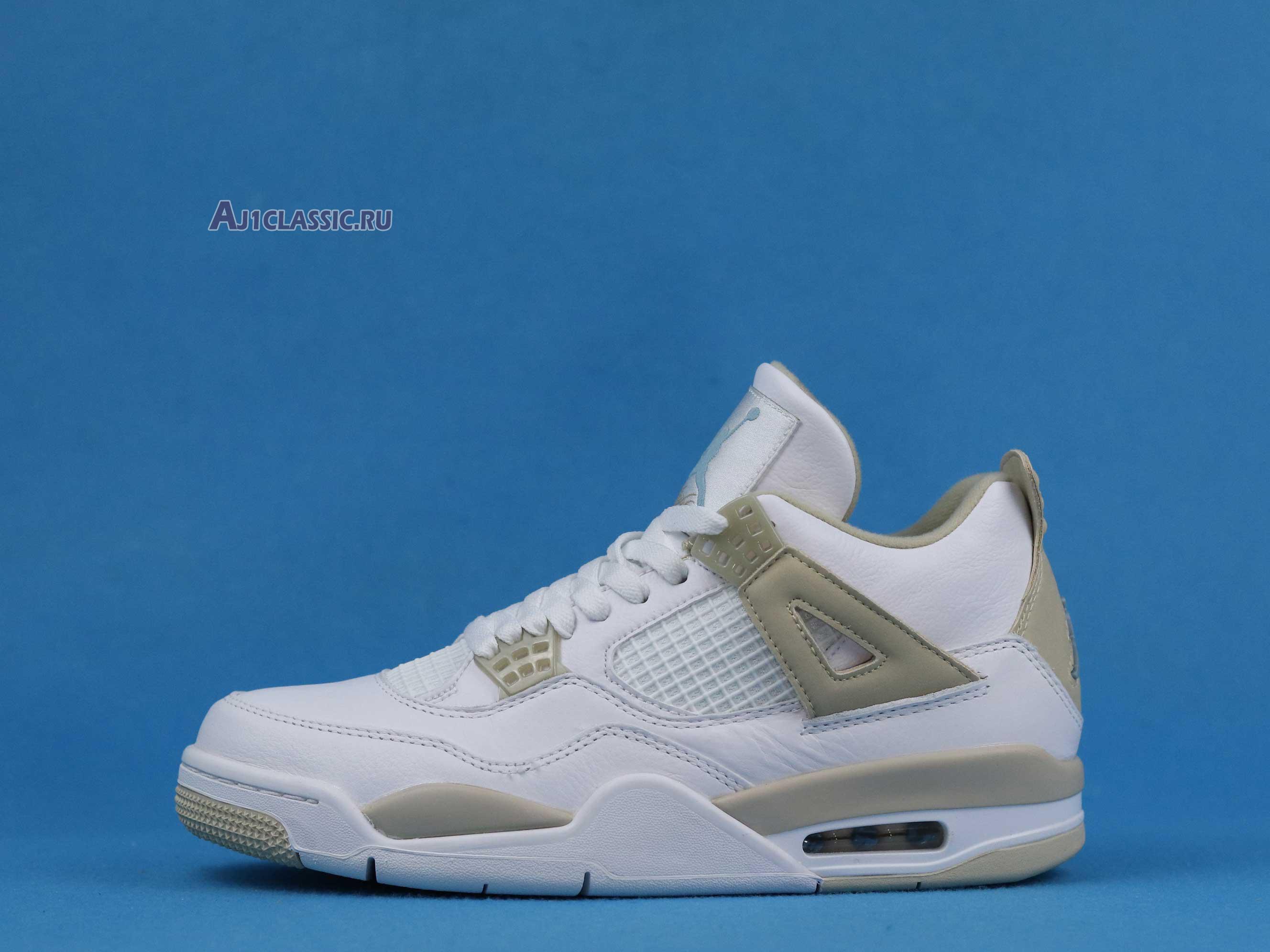 New Air Jordan 4 Retro "Linen" 487724-118 Shoes