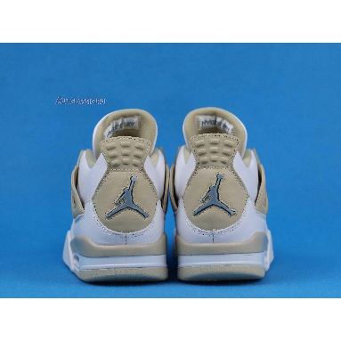 Air Jordan 4 Retro Linen 487724-118 White/Boarder Blue-Light Sand Sneakers