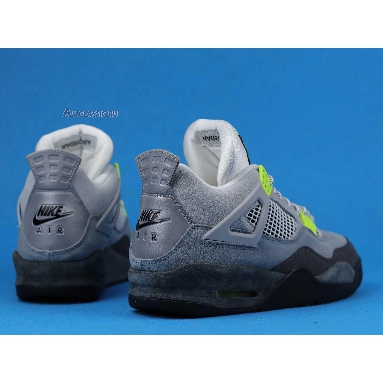 Air Jordan 4 Retro SE Neon 95 CT5342-007 Cool Grey/Volt/Wolf Grey/Anthracite Mens Womens Shoes