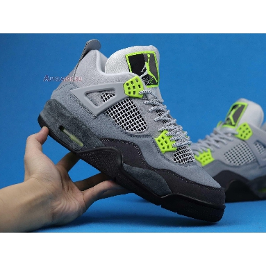 Air Jordan 4 Retro SE Neon 95 CT5342-007 Cool Grey/Volt/Wolf Grey/Anthracite Sneakers