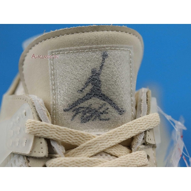 Off-White x Wmns Air Jordan 4 SP Sail CV9388-100 Sail/Muslin/White/Black Mens Womens Shoes