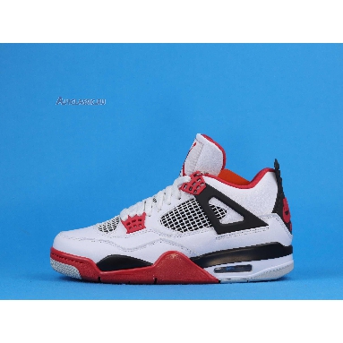 Air Jordan 4 Retro OG Fire Red 2020 DC7770-160 White/Black/Tech Grey/Fire Red Sneakers